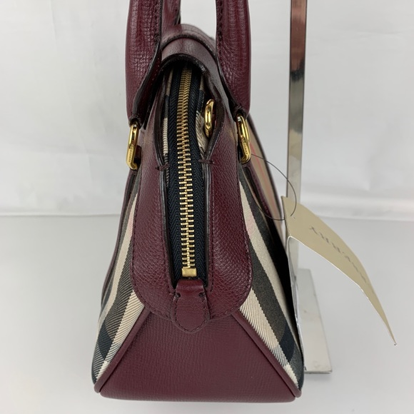 Burberry Small Milverton House Check Satchel - Picture 5 of 7